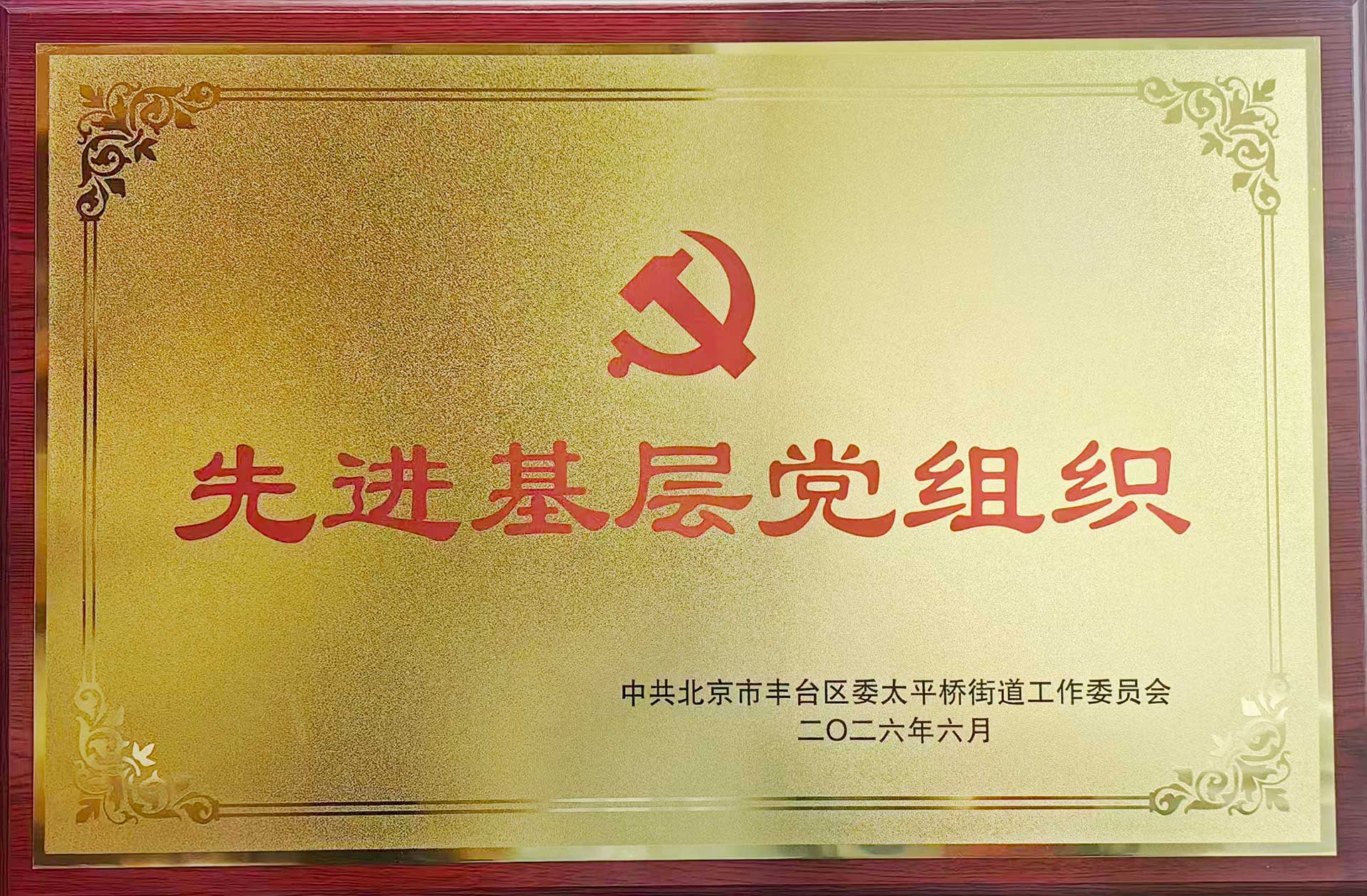 喜报｜党建引领践初心 载誉前行庆华诞——星空网官网-星空online（中国）
招标集团党支部获评辖区“优秀基层党组织”